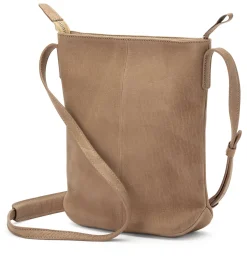 Umhänge- & Handtaschen|Handtaschen * Harold’s Lederwaren Damen-Schultertasche Rindleder Taupe