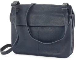 Umhänge- & Handtaschen|Handtaschen * Harold’s Lederwaren Damen-Schultertasche Rindleder Dunkelblau