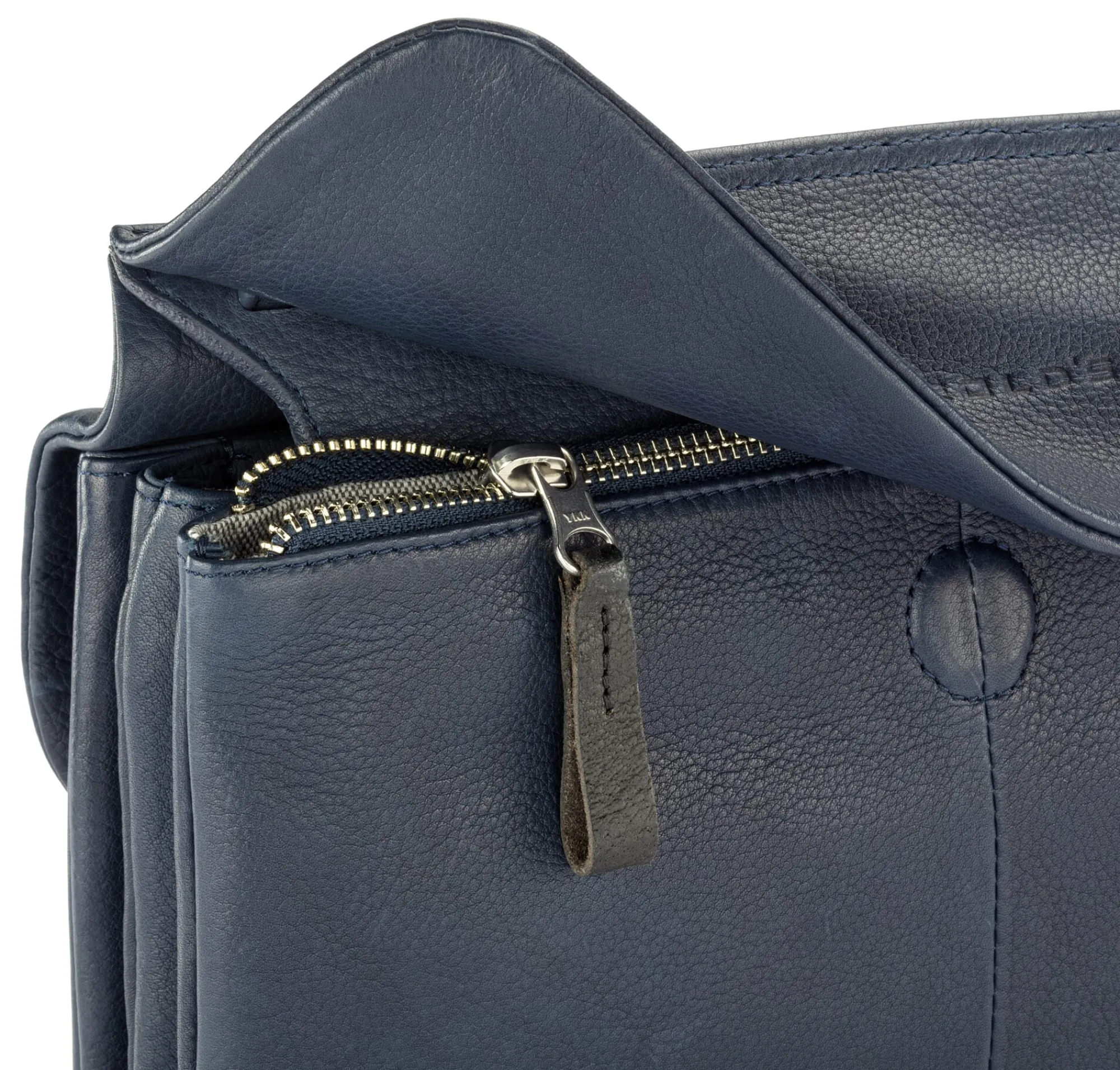 Umhänge- & Handtaschen|Handtaschen * Harold’s Lederwaren Damen-Schultertasche Rindleder Dunkelblau