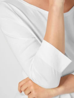 Shirts & Tops * Oska Damenshirt Dreiviertelarm Weiß