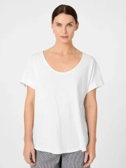 Shirts & Tops * Oska Damenshirt Kurzarm Weiß