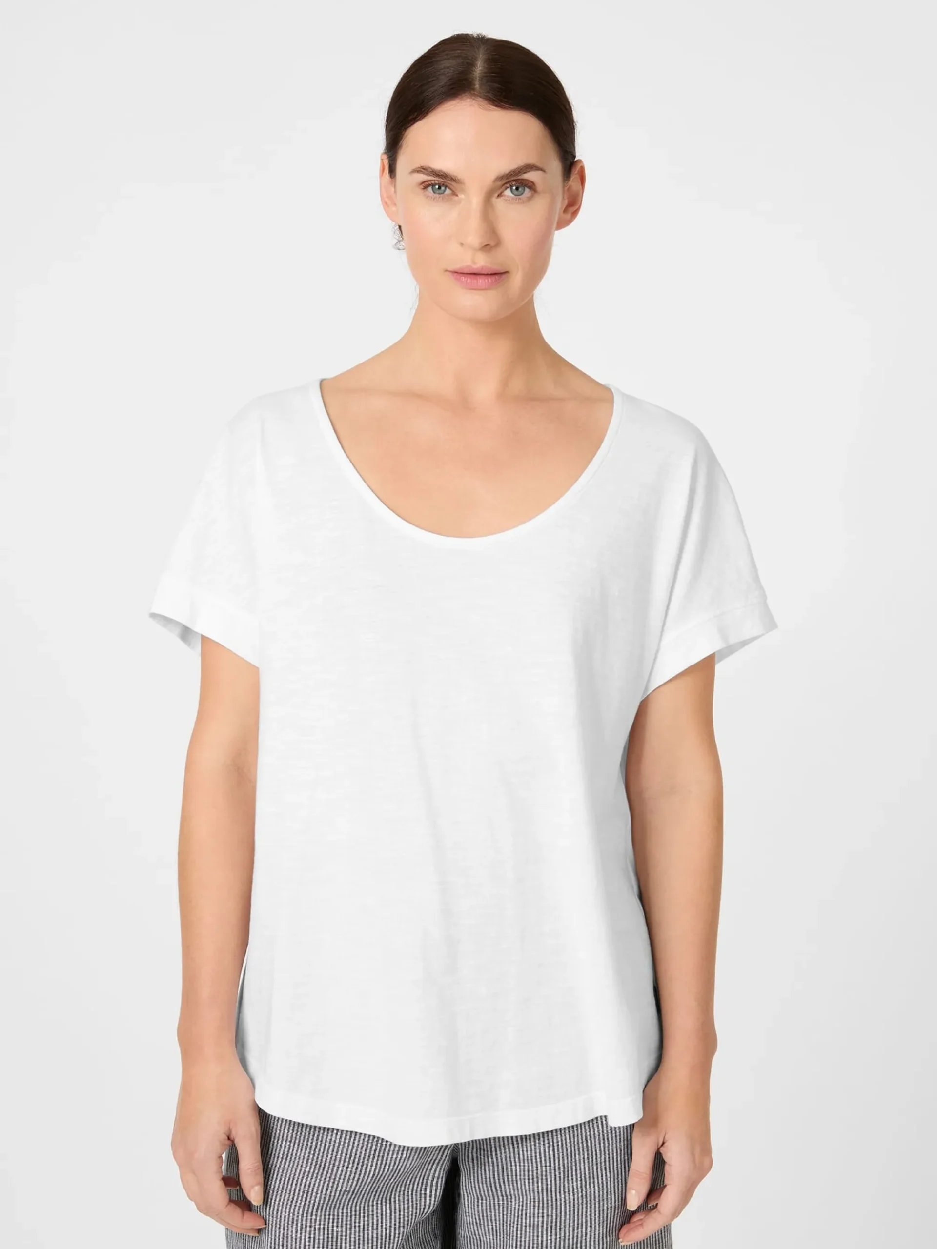 Shirts & Tops * Oska Damenshirt Kurzarm Weiß