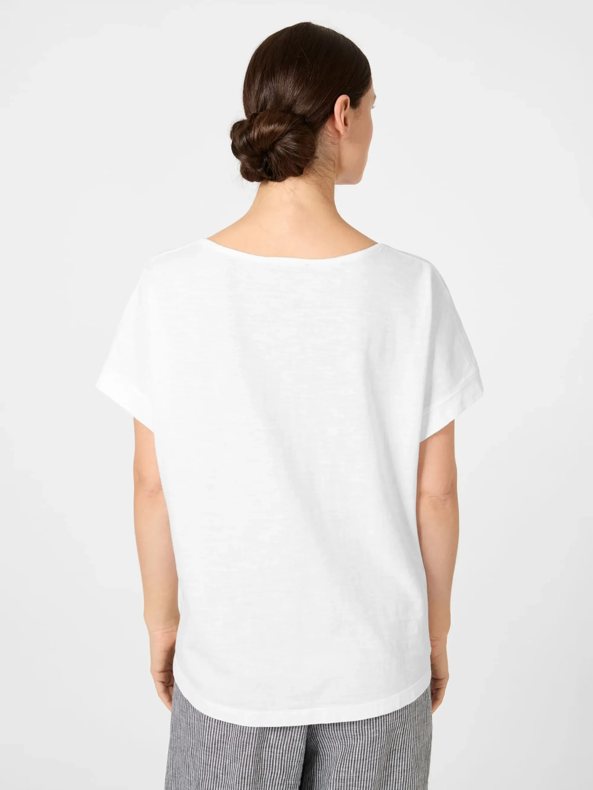 Shirts & Tops * Oska Damenshirt Kurzarm Weiß