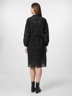 Kleider * LANIUS Damen-Spitzenkleid Schwarz