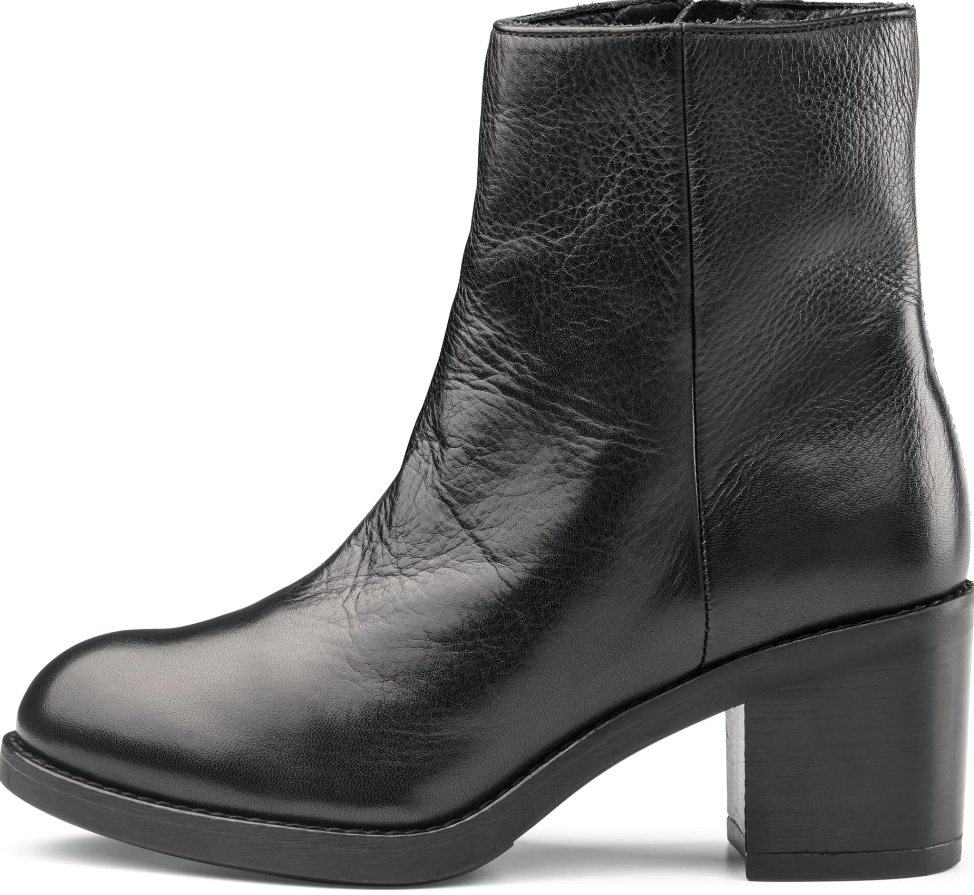 Stiefel * Werner Schuhe Damenstiefelette Rindleder Schwarz