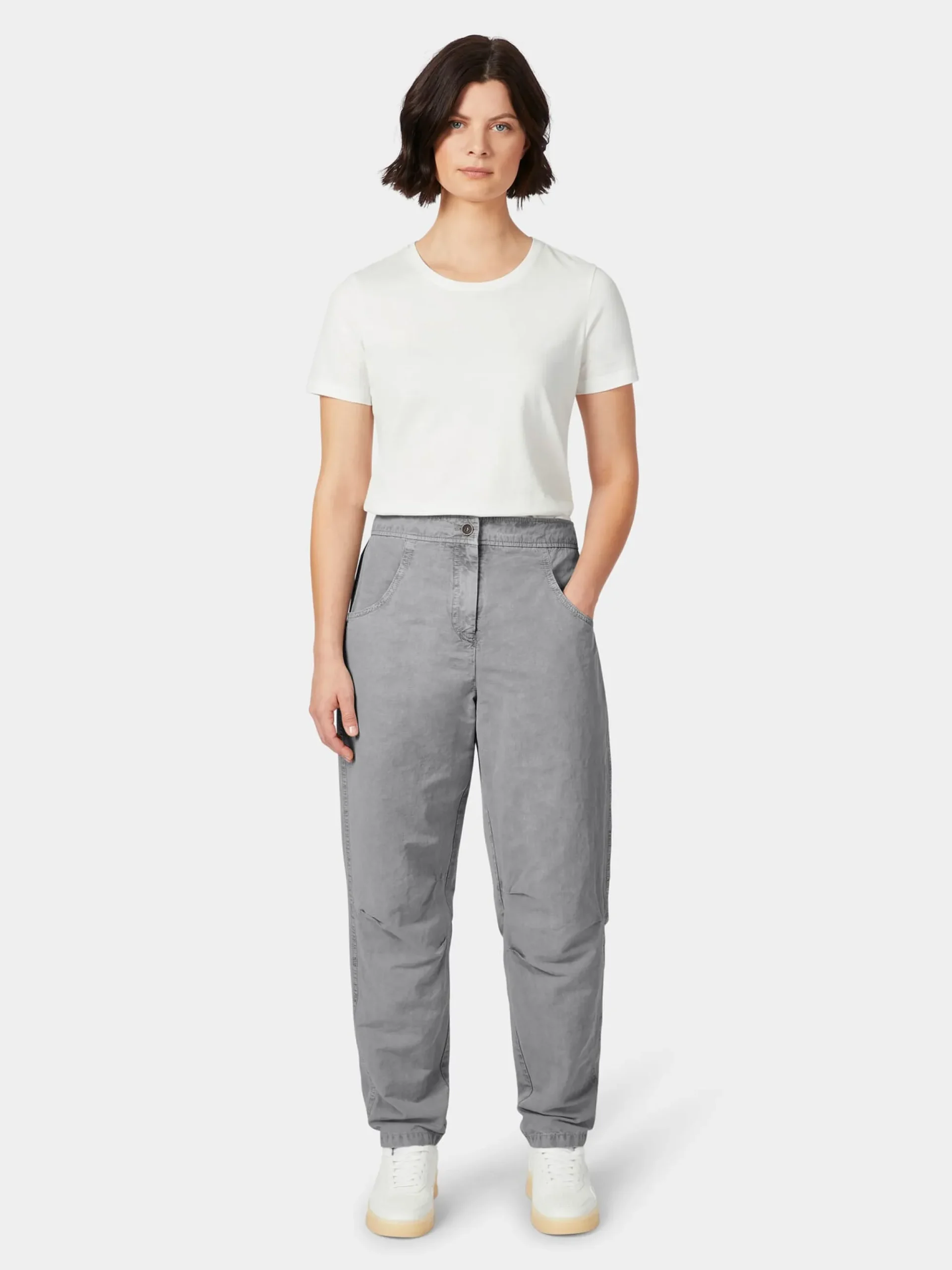 Hosen * Oska Damen-Stoffhose Grau