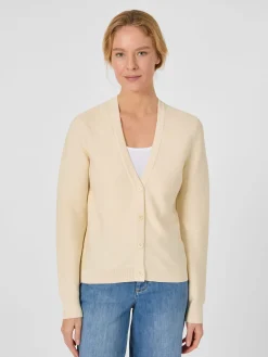 Strickjacken * Armedangels Daen-trickcardigan Bauwoe Creme