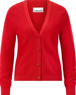 Strickjacken * Armedangels Daen-trickcardigan Bauwoe Rot