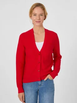 Strickjacken * Armedangels Daen-trickcardigan Bauwoe Rot
