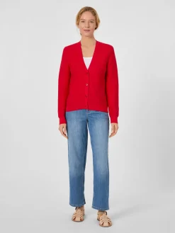 Strickjacken * Armedangels Daen-trickcardigan Bauwoe Rot