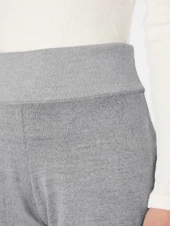 Hosen * Seldom Daen-Strickhose Hellgrau