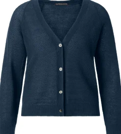 Strickjacken * Les Racines du Ciel Damen-trickjacke geknöpft Blau