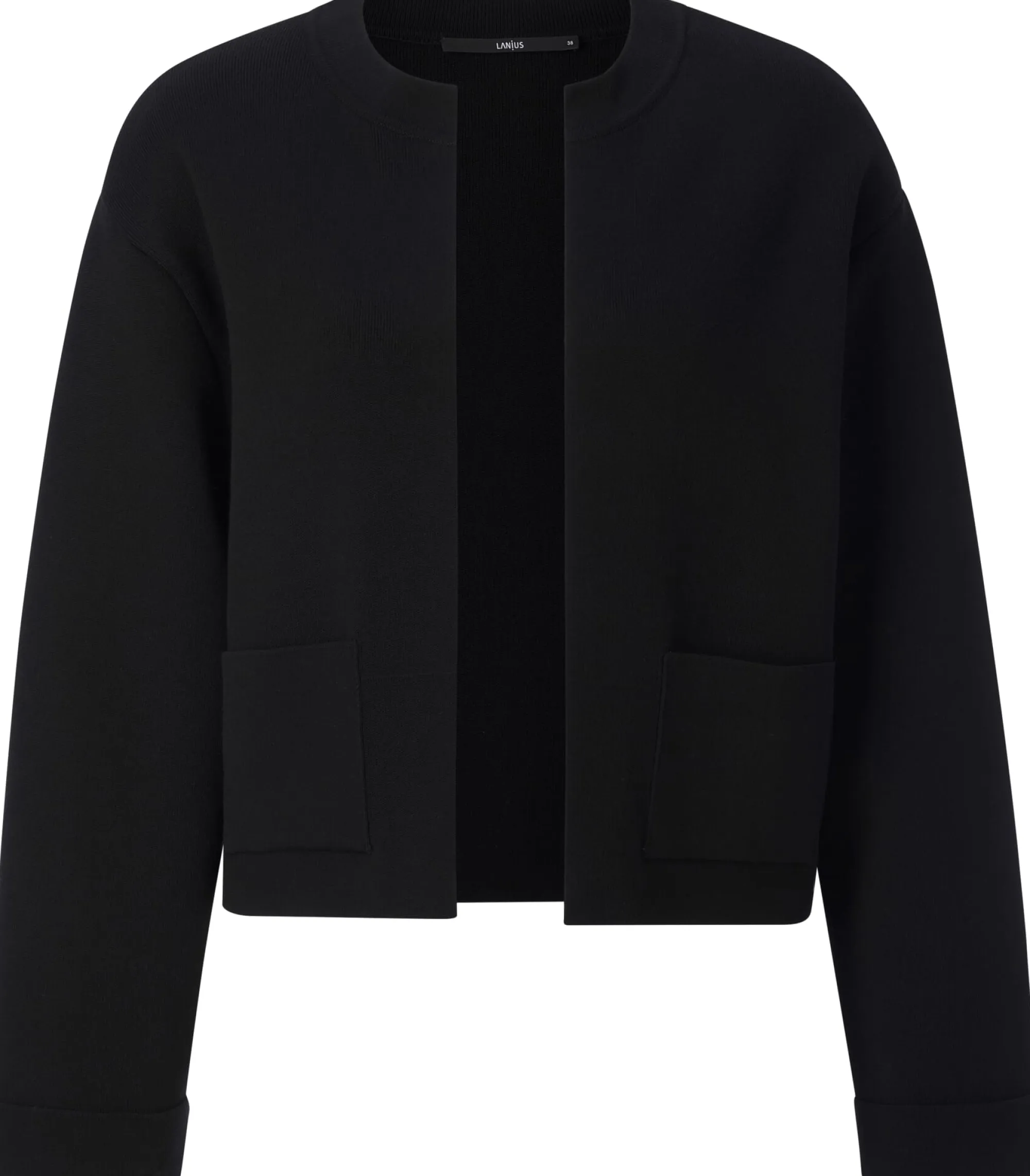 Strickjacken * LANIUS Damen-Strickjacke Punto Milano Schwarz