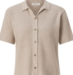 Shirts & Tops * Rifò Daen-trickpoo geknöpft Natur
