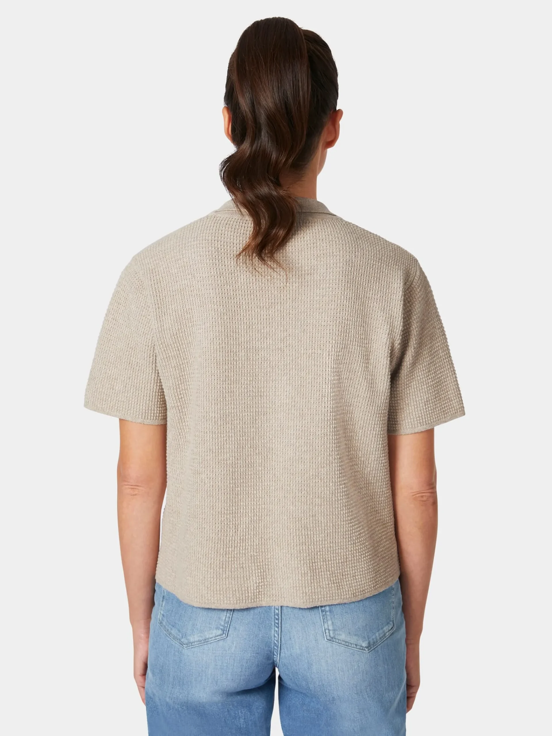 Shirts & Tops * Rifò Daen-trickpoo geknöpft Natur