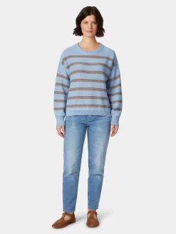 Pullover * LANIUS Damen-Strickpullover gestreift
