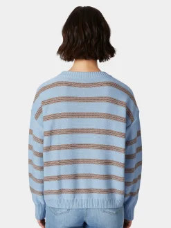 Pullover * LANIUS Damen-Strickpullover gestreift