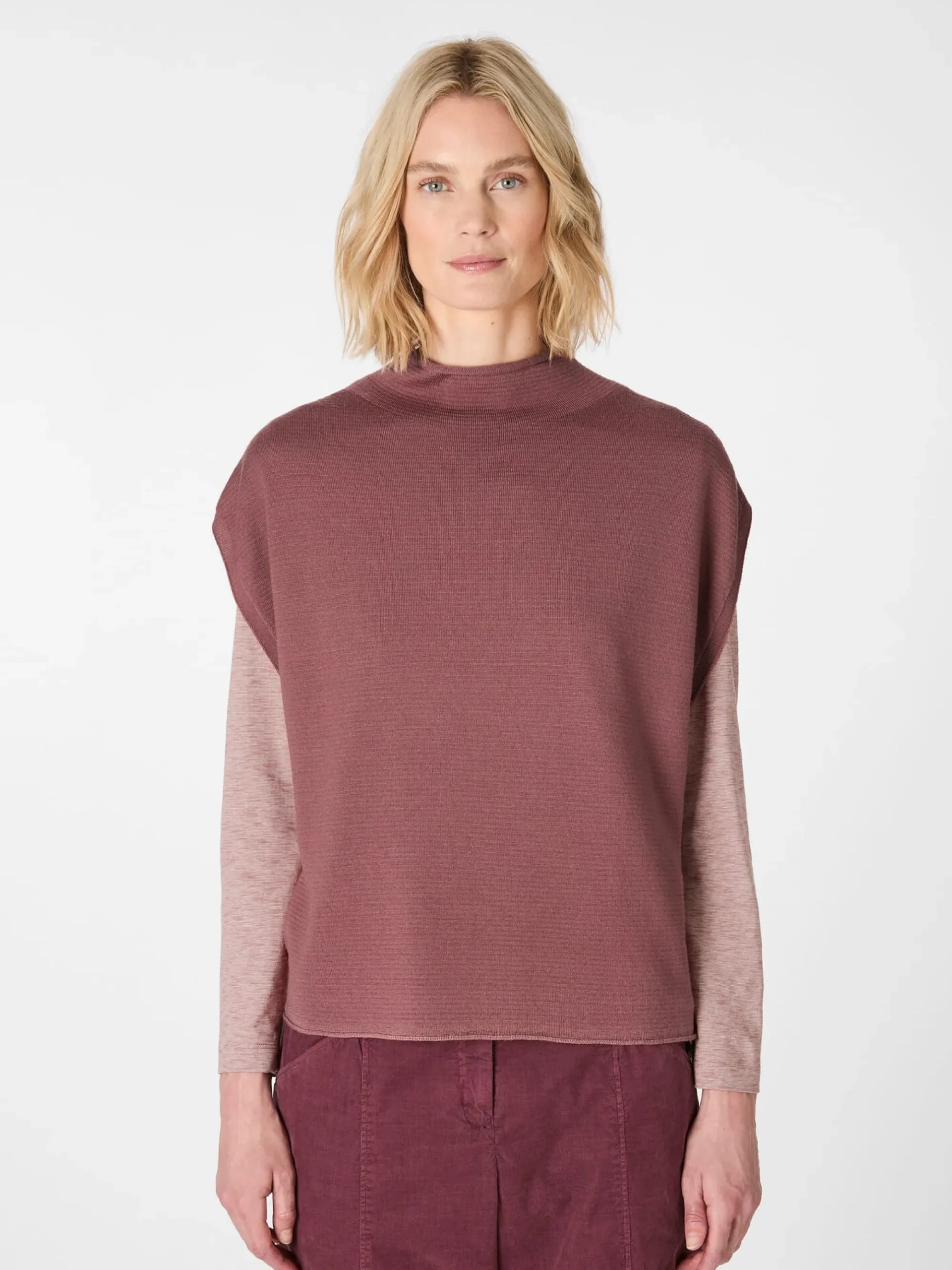 Pullover * Oska Damen-Strickpullunder Koralle