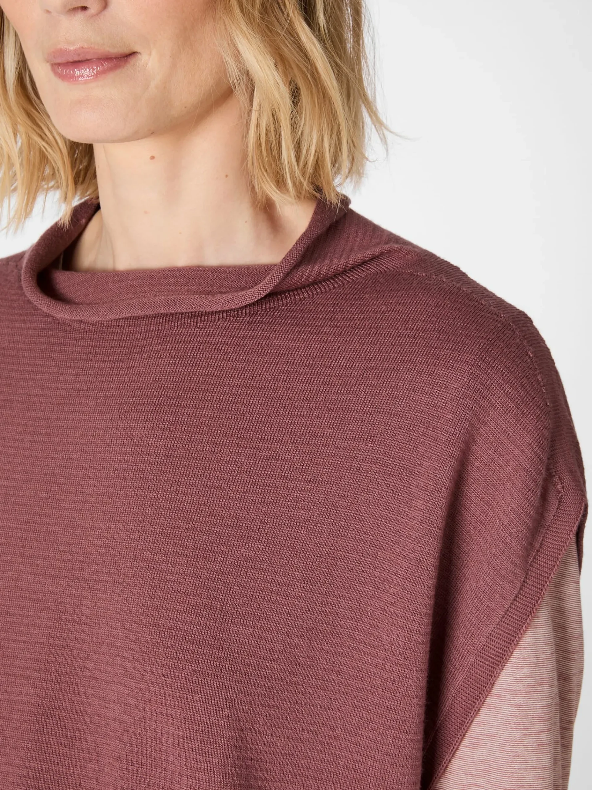 Pullover * Oska Damen-Strickpullunder Koralle