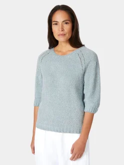 Shirts & Tops * Seldom Daen-trickhirt Habar Hellblau