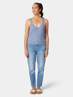 Shirts & Tops * Rifò Daen-Stricktop Hellblau