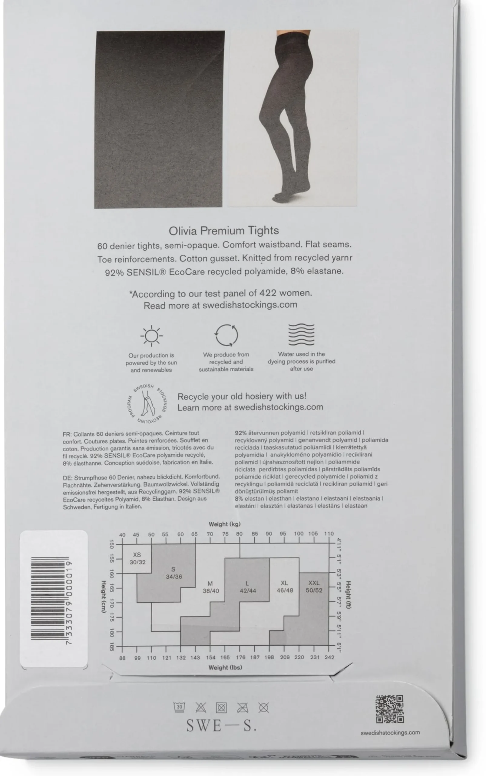 Strümpfe & Socken * Swedish Stockings Daen-trupfhoe ENI® Schwarz