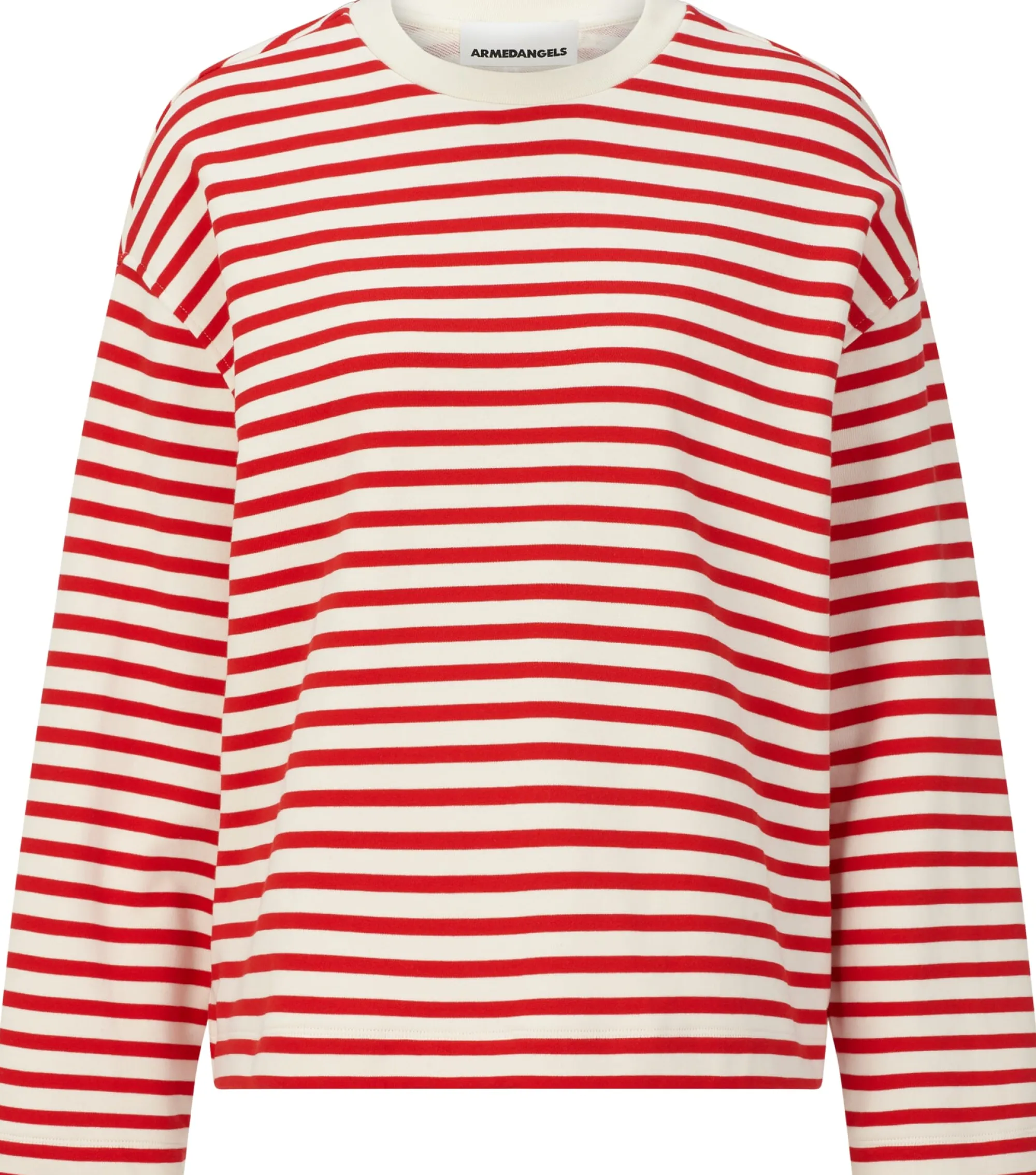 Sweatshirts & Hoodies|Pullover * Armedangels Daen-weathirt getreift
