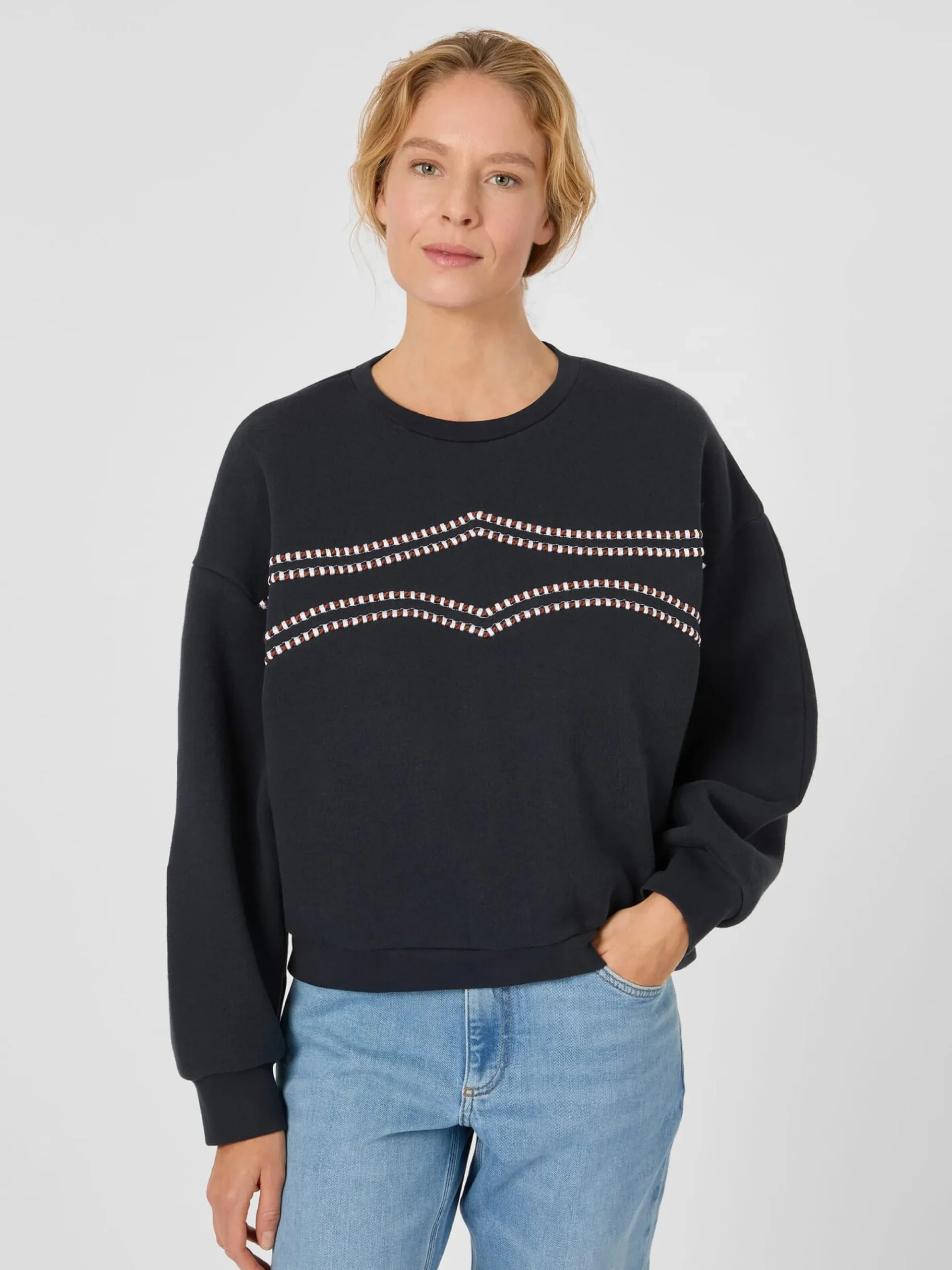 Sweatshirts & Hoodies|Pullover * LANIUS Damen-Sweatshirt Stickerei
