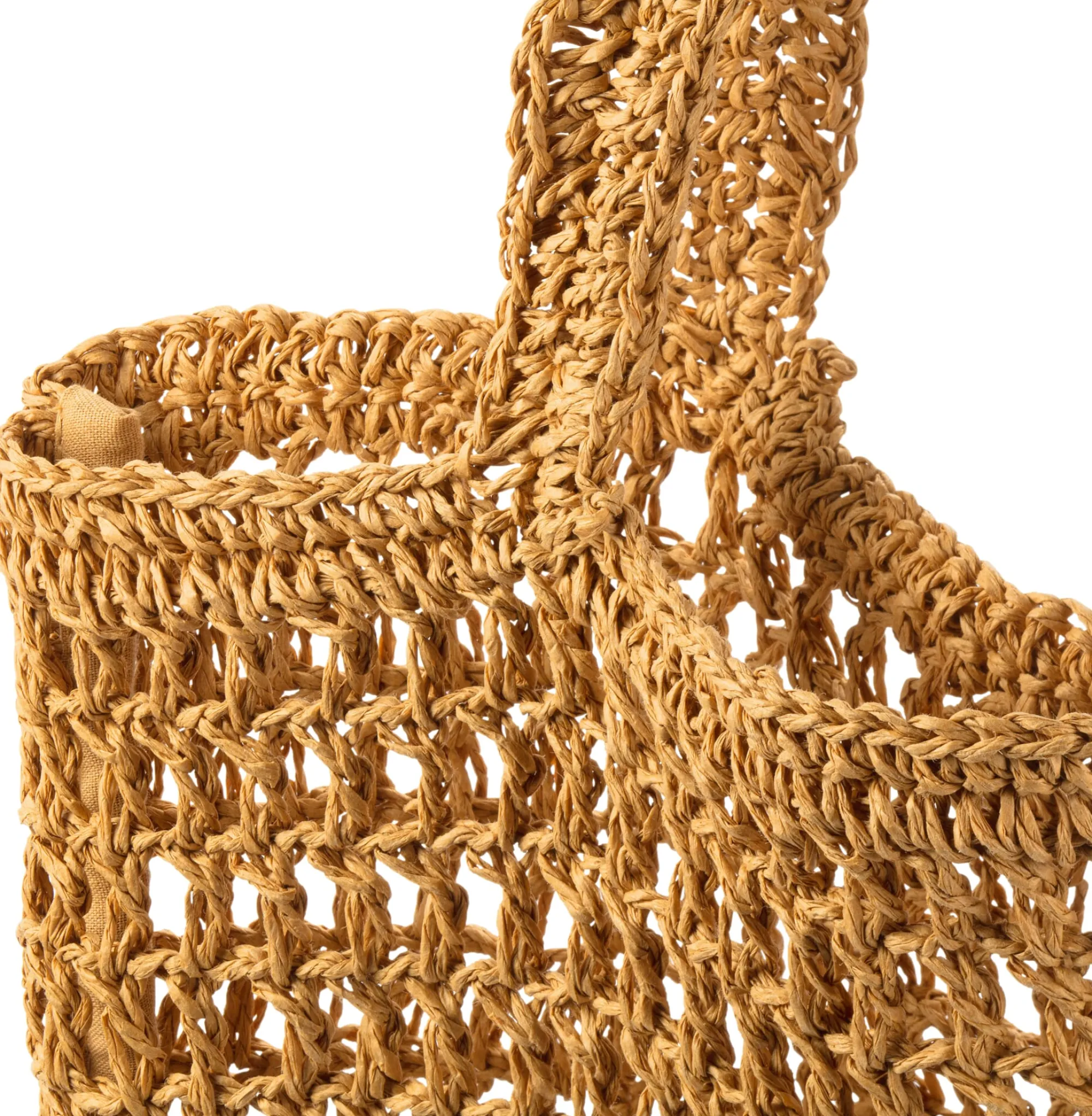Einkaufstaschen & -Körbe * CARE BY ME Damen-Tote Bag Raffia, natur