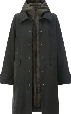 Mäntel * Ecoalf Daen-Trenchcoat 2in1 it Wete Oliv