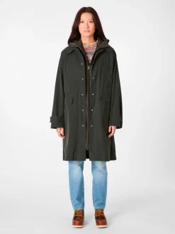 Mäntel * Ecoalf Daen-Trenchcoat 2in1 it Wete Oliv