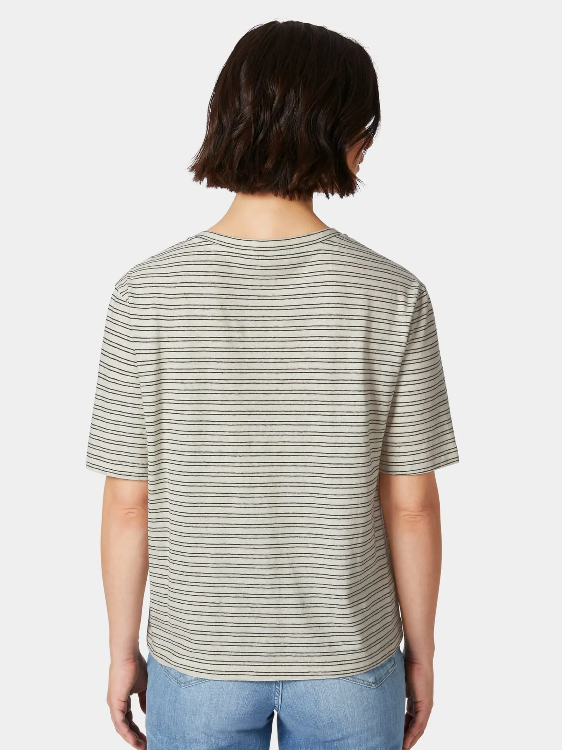 Shirts & Tops * LANIUS Damen-T-Shirt V-Ausschnitt