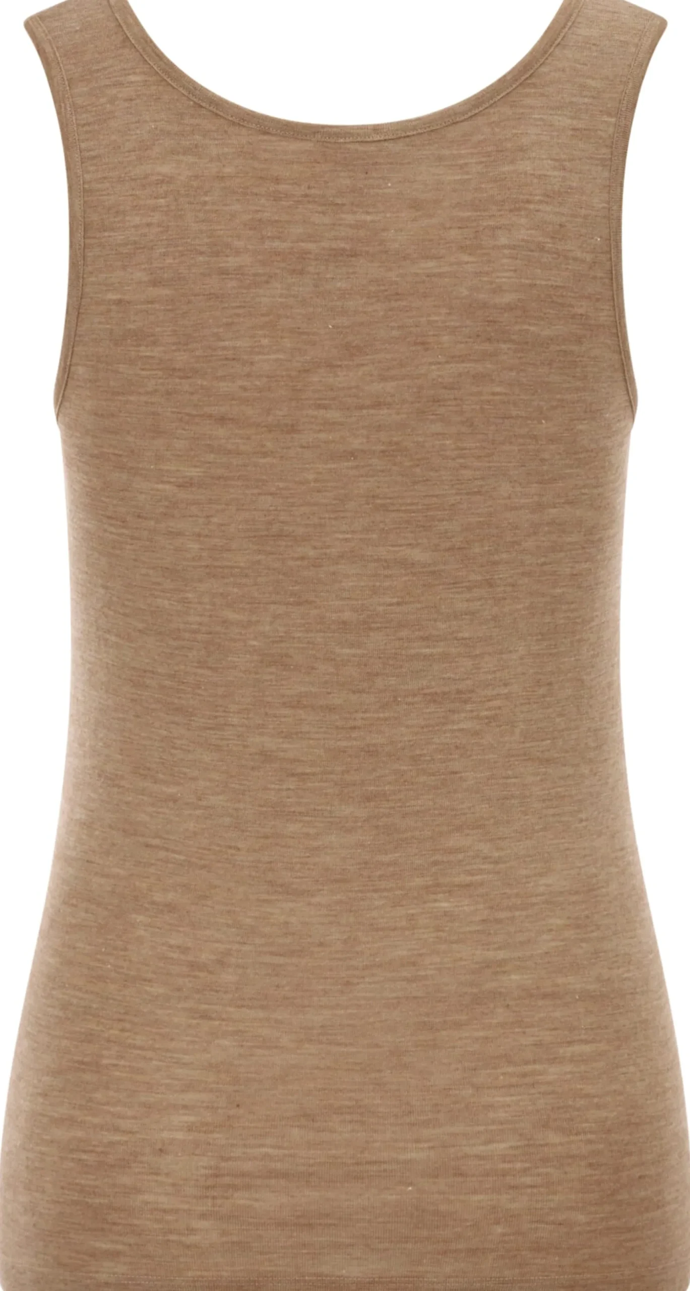 Wäsche * Comazo Damen-Unterhemd Wolle-Seide Camel