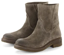 Stiefel * Astorflex Damen-Veloursboot Grau