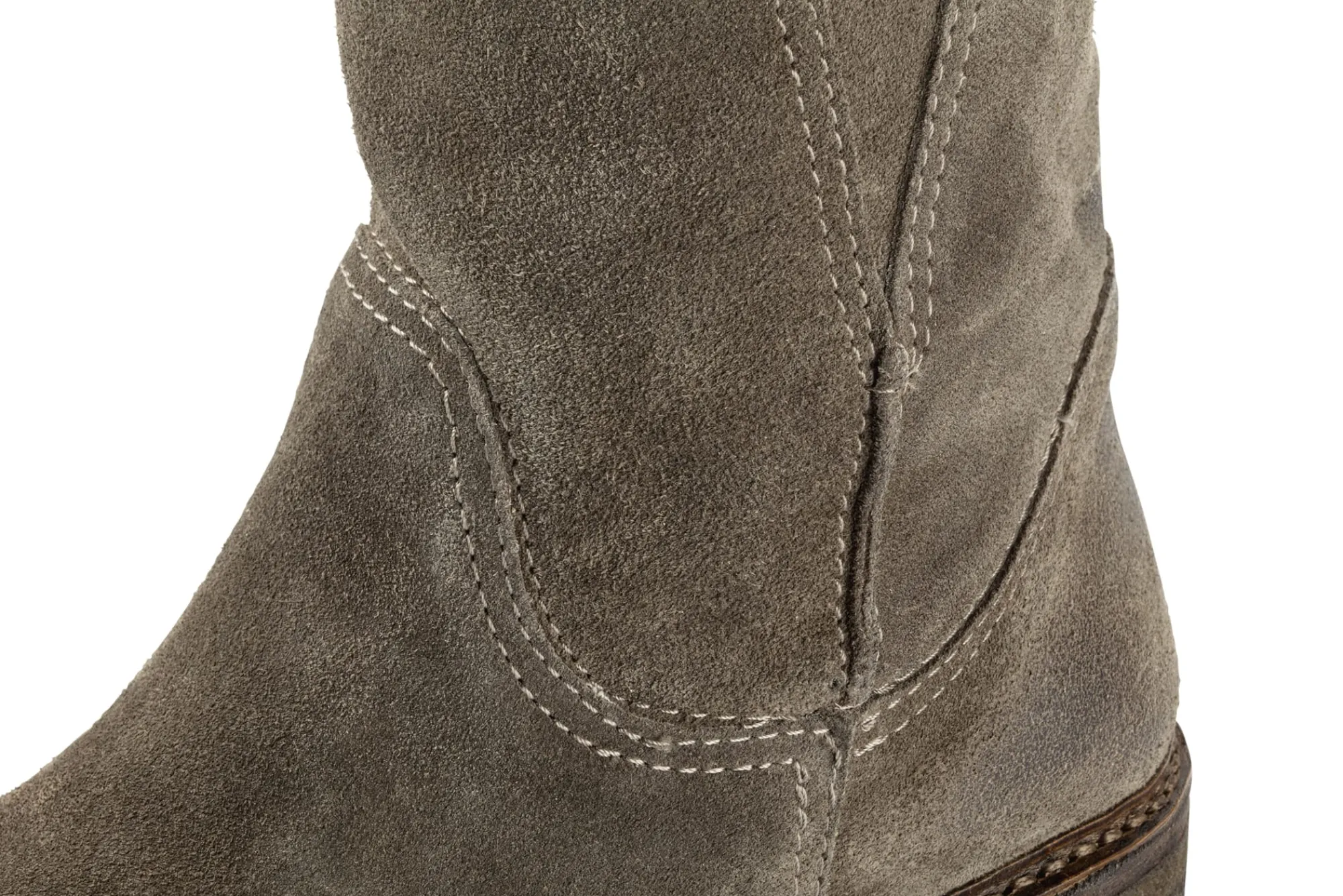 Stiefel * Astorflex Damen-Veloursboot Grau