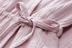 Kleider * Manufactum Damen-Wickelkleid Musselin Rosé
