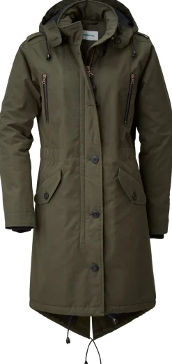 Jacken * Manufactum Damen-Winterparka EtaProof® Oliv