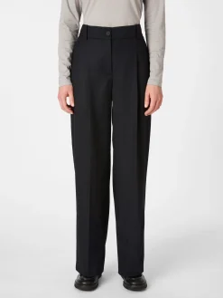 Hosen * LANIUS Damen-Wollhose Schwarz