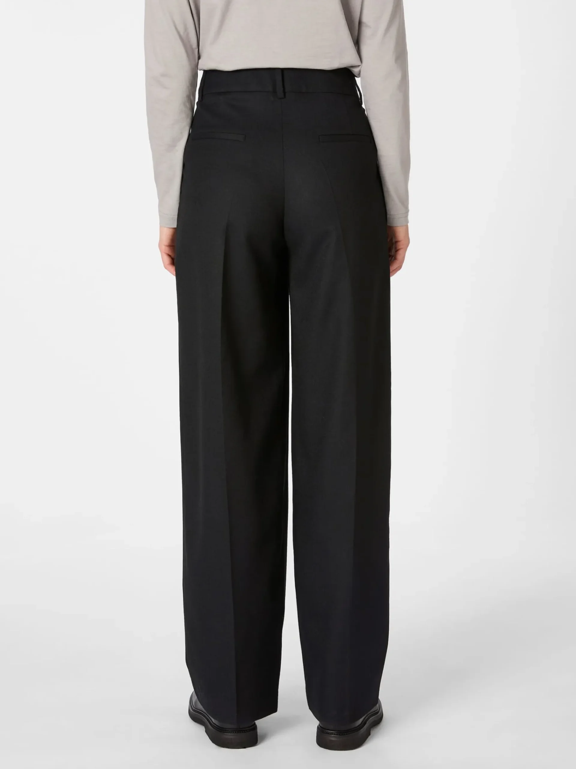 Hosen * LANIUS Damen-Wollhose Schwarz