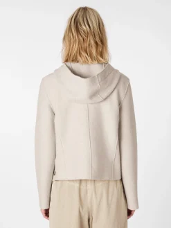 Jacken * Oska Damen-Wolljacke Naturweiß