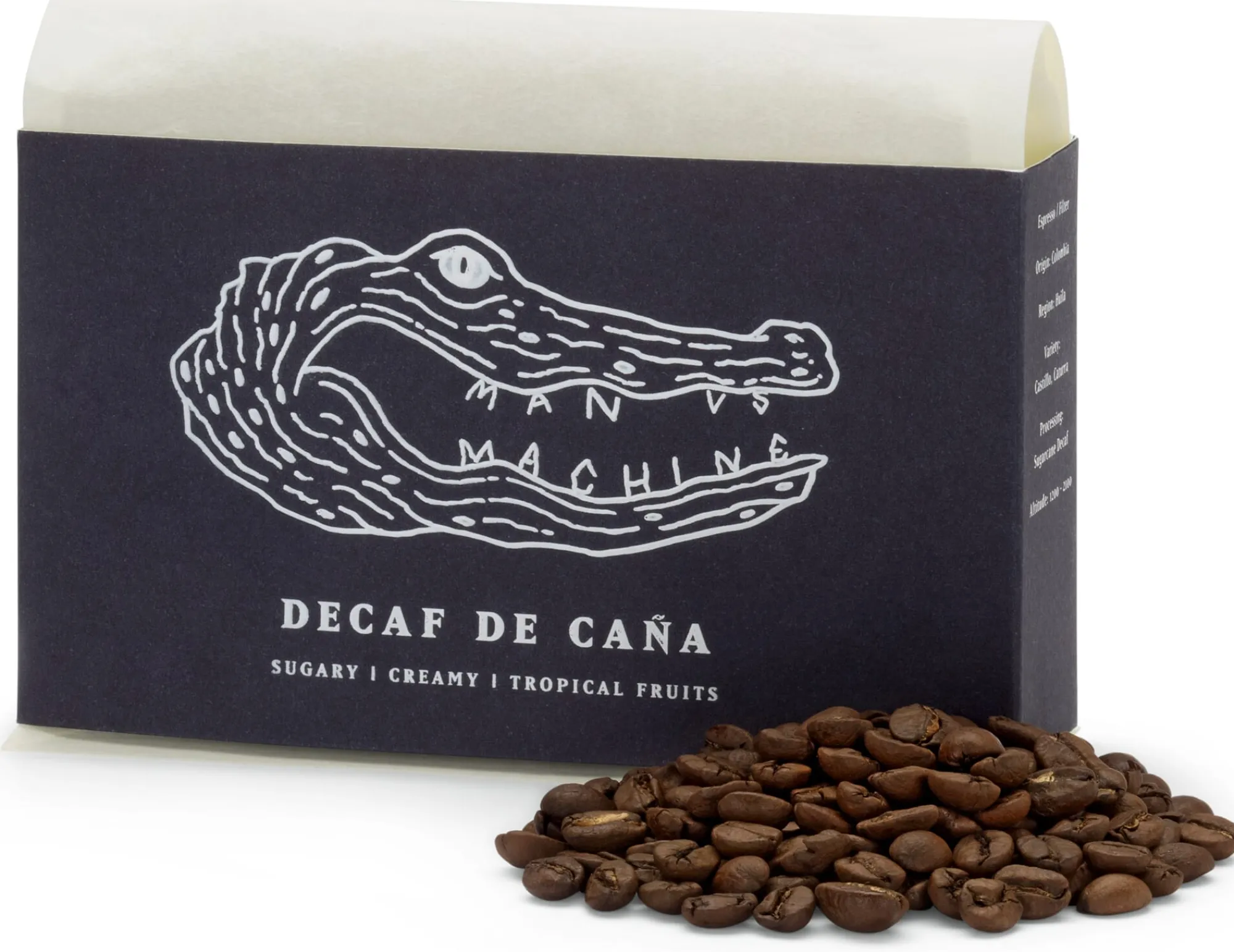 Kaffee|Espressokocher * MvsM Decaf de Caña, ganze Bohne