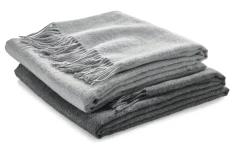 Decken * Royal Knit Decke Babyalpaka Dunkelgrau
