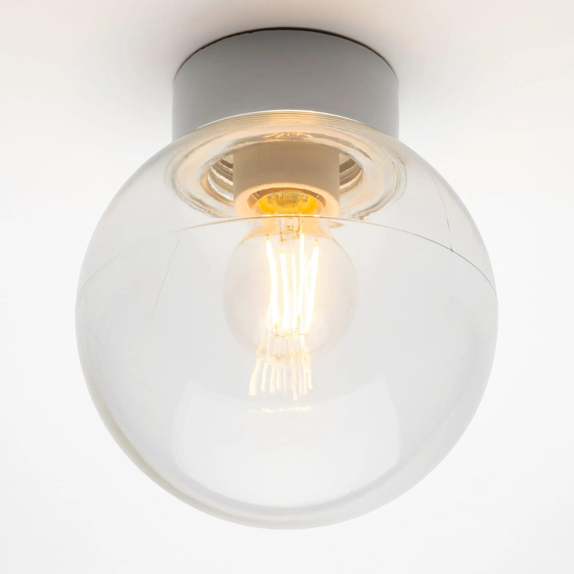 Deckenleuchten * Ifö Electric Deckenleuchte Porzellan und Klarglas