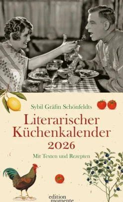 Wandkalender|Zeitplaner & Kalender * Athesia Kalenderverlag Der literarische Küchenkalender 2026