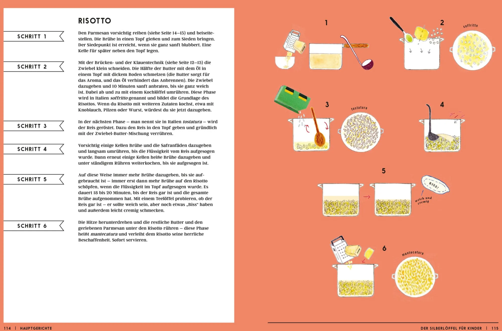 Kochen & Backen|Kinderbücher * Phaidon Verlag Der Silberlöffel für Kinder