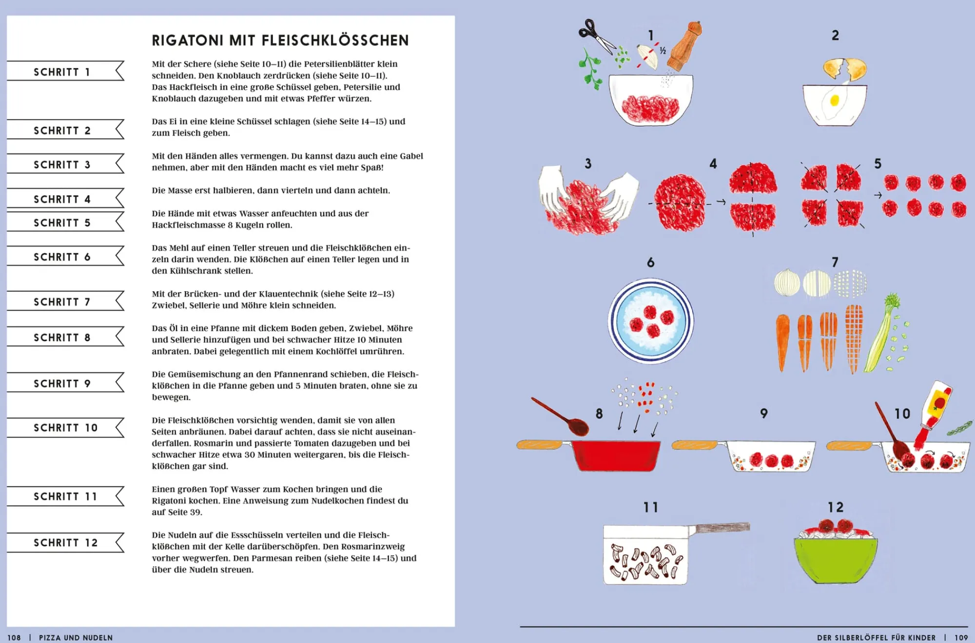 Kochen & Backen|Kinderbücher * Phaidon Verlag Der Silberlöffel für Kinder