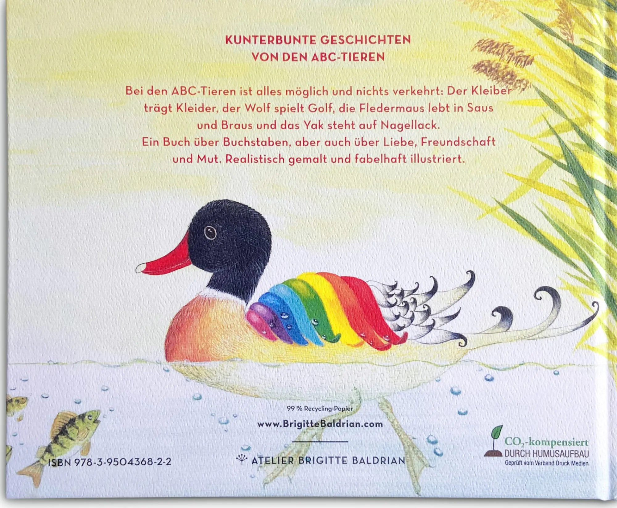 Kinderbücher|Kinderbücher * Atelier Brigitte Baldrian Die kunterbunten ABC-Tiere