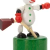 Physikalisches Spielzeug|Holzspielzeug * Detoa Albrechtice Drückfigur Schneemann