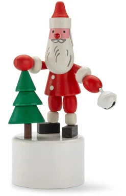 Physikalisches Spielzeug|Holzspielzeug * Detoa Albrechtice Drückfigur Weihnachtsmann