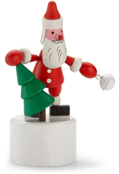 Physikalisches Spielzeug|Holzspielzeug * Detoa Albrechtice Drückfigur Weihnachtsmann